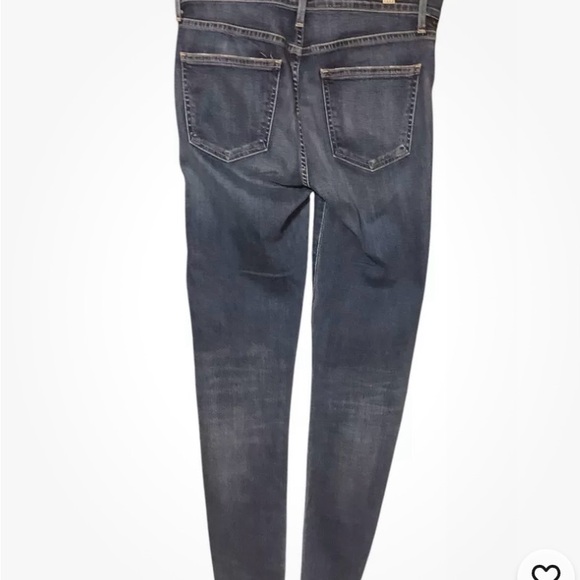 Citizens Of Humanity Jeans Women’s Blue 27 Rocket High Rise Skinny Raw Hem USA - Picture 2 of 11